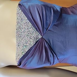Purple prom dress size 8.
